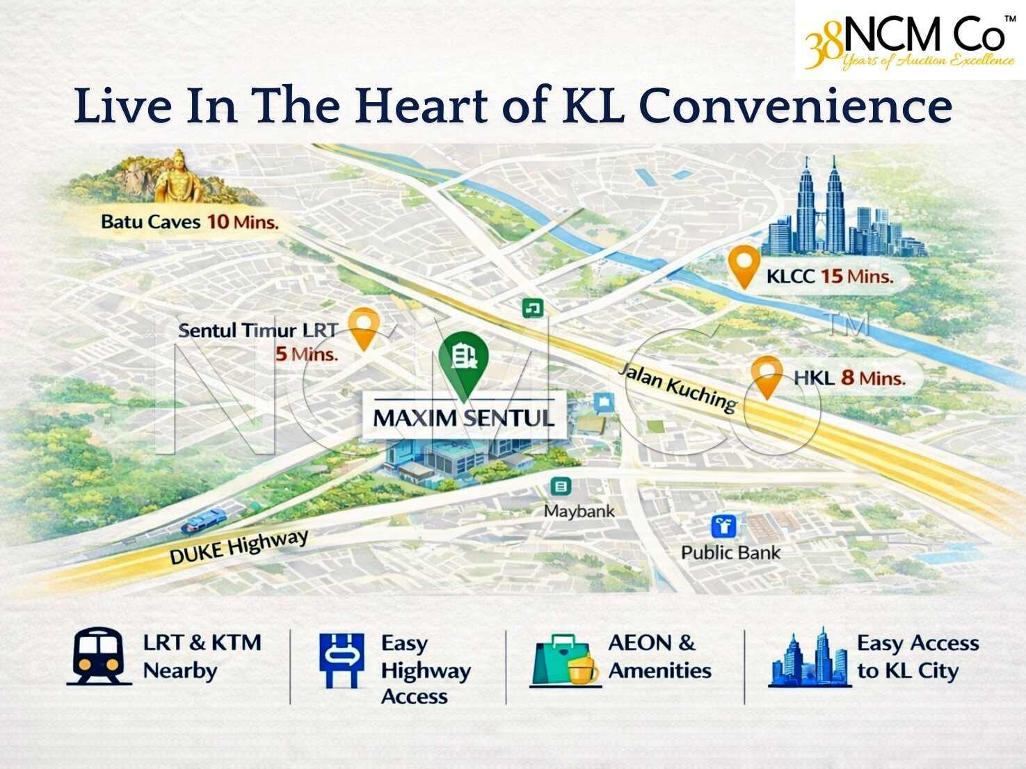 Maxim Sentul, No. 25, Jalan Sentul Perdana, Setapak, 51000, Wilayah Persekutuan Kuala Lumpur image