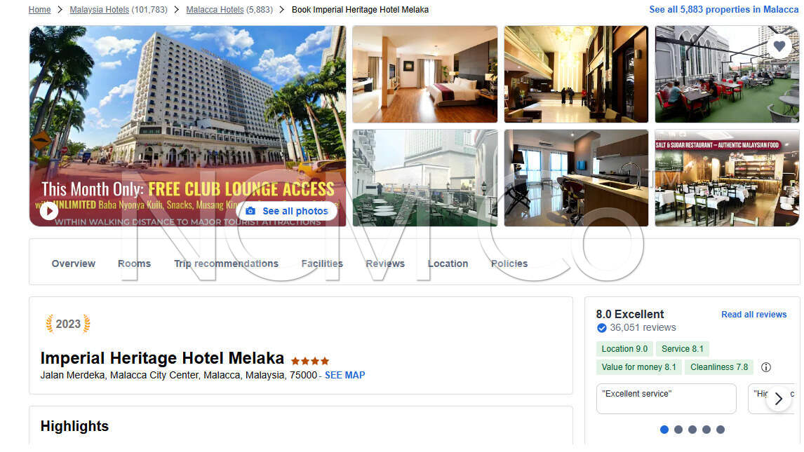 The Imperial Heritage, Jalan Merdeka, Bandar Hilir, 75000, Melaka image