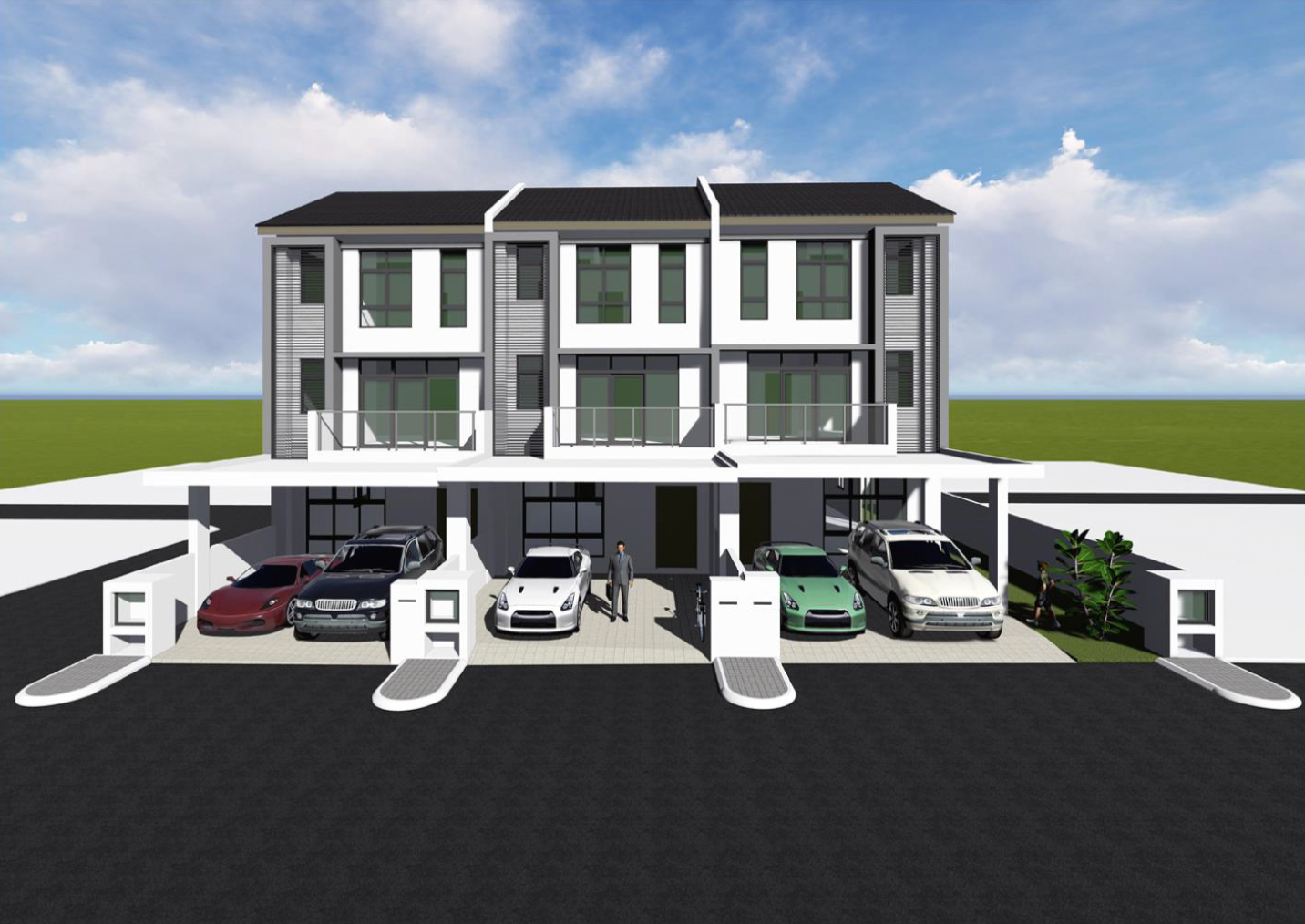 Air Itam 3 Storey Terrace