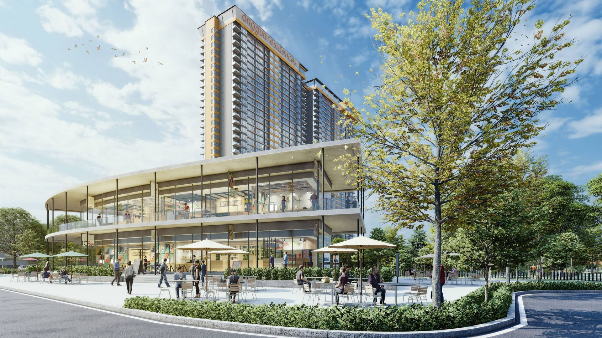 Anggun Residences, Design Village image