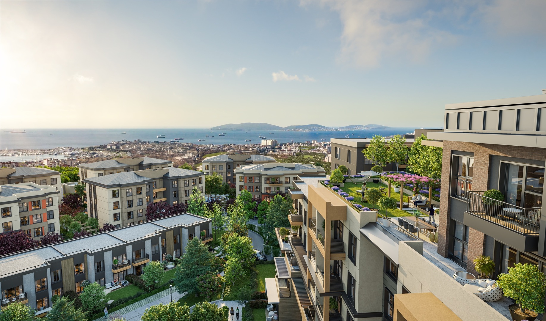 Pendik Seaview Living Compound image