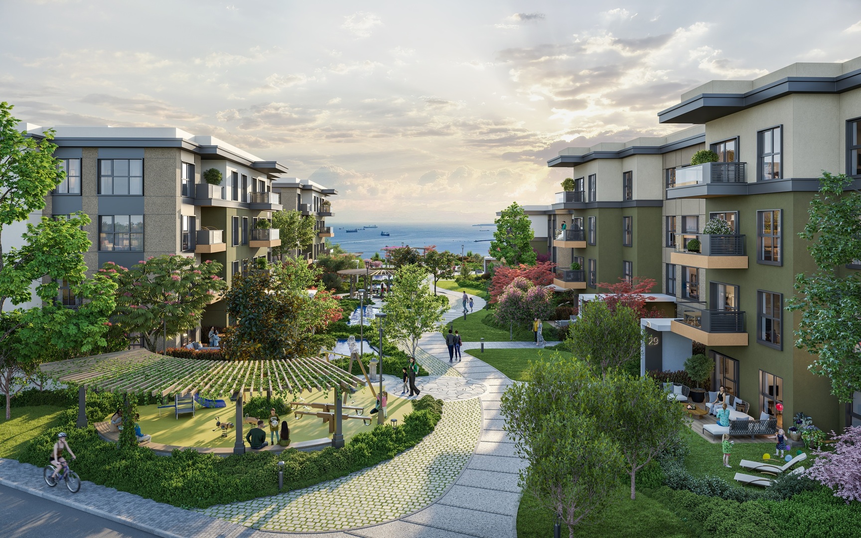 Pendik Seaview Living Compound image