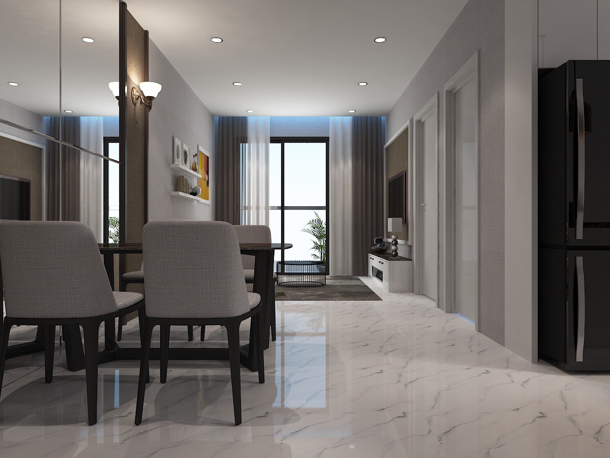 GRAND RIVERSIDE, 1 BEDROOM FOR RENT, FULLY FURNISHED, CITY VIEW, DISTRICT 4 image