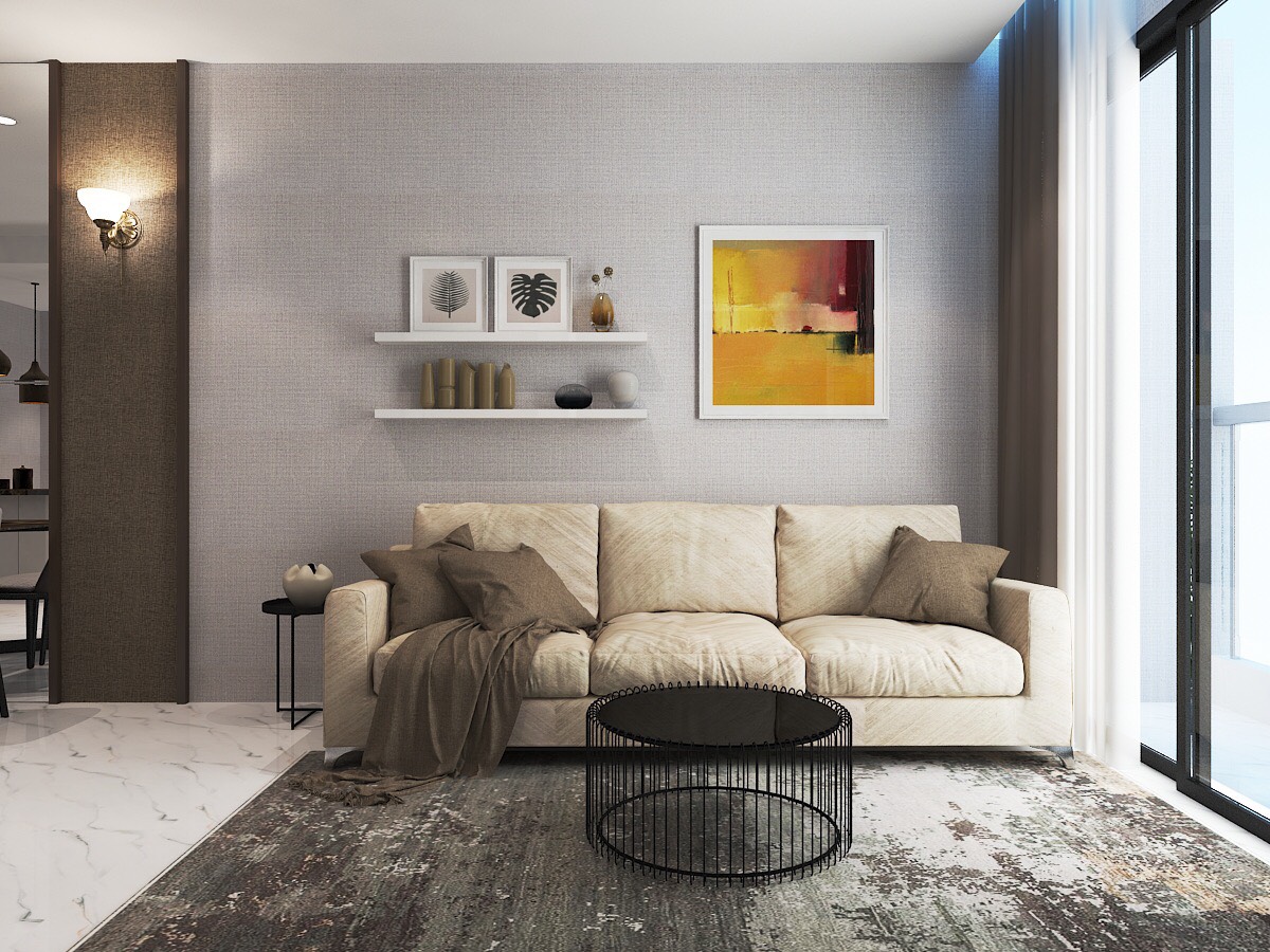 GRAND RIVERSIDE, 1 BEDROOM FOR RENT, FULLY FURNISHED, CITY VIEW, DISTRICT 4 image