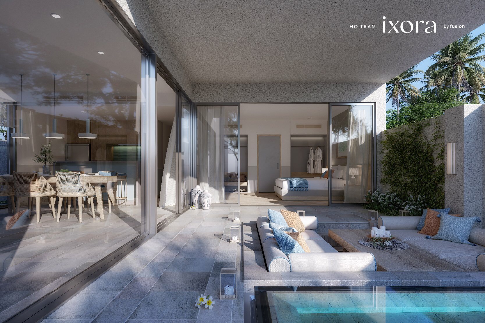 IXORA HO TRAM - GARDEN VILLAS - NƠI THIÊN ĐƯỜNG KHÔNG CÒN LÀ GIẤC MƠ - WHERE THE DREAM COMES TRUE image