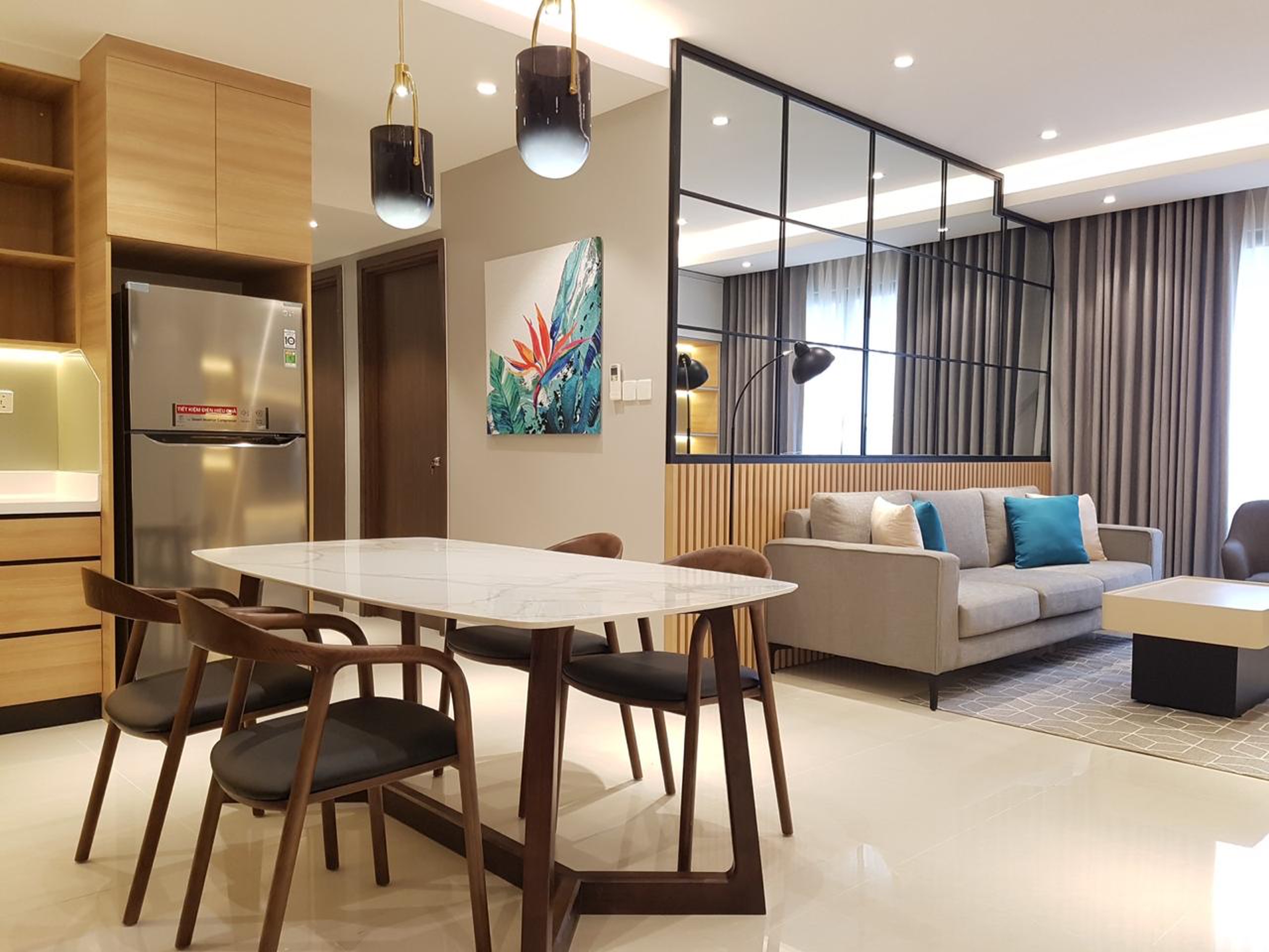 SAIGON ROYAL, 2 BEDROOM, FULLY FURNISHED, RIVER AND DISTRICT 1 VIEW image