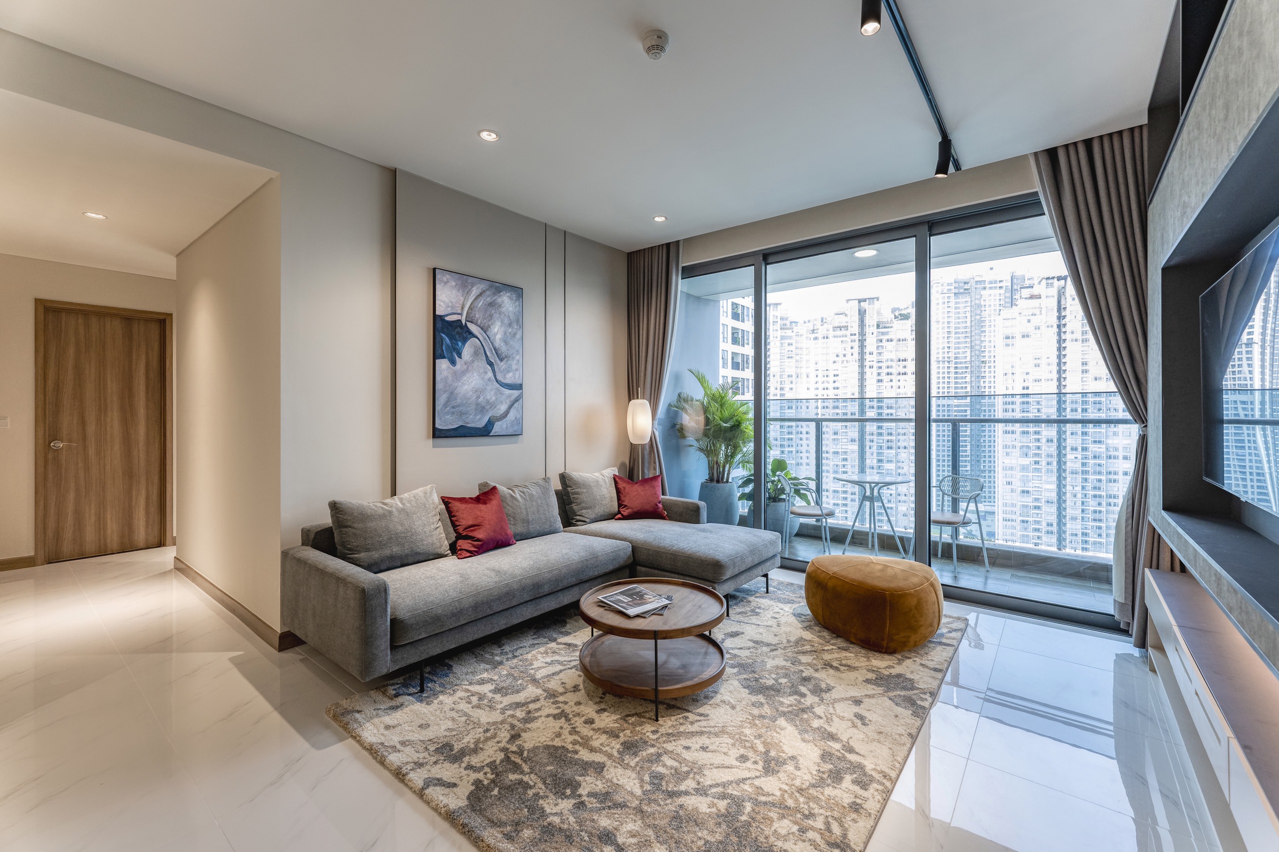 SUNWAH PEARL, 3 BEDROOMS, FULLY LUXURY FURNISHED, RIVER VIEW image