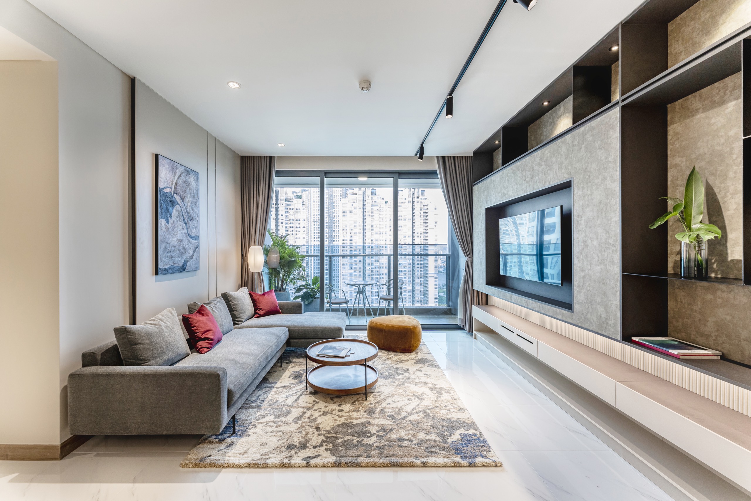 SUNWAH PEARL, 3 BEDROOMS, FULLY LUXURY FURNISHED, RIVER VIEW image