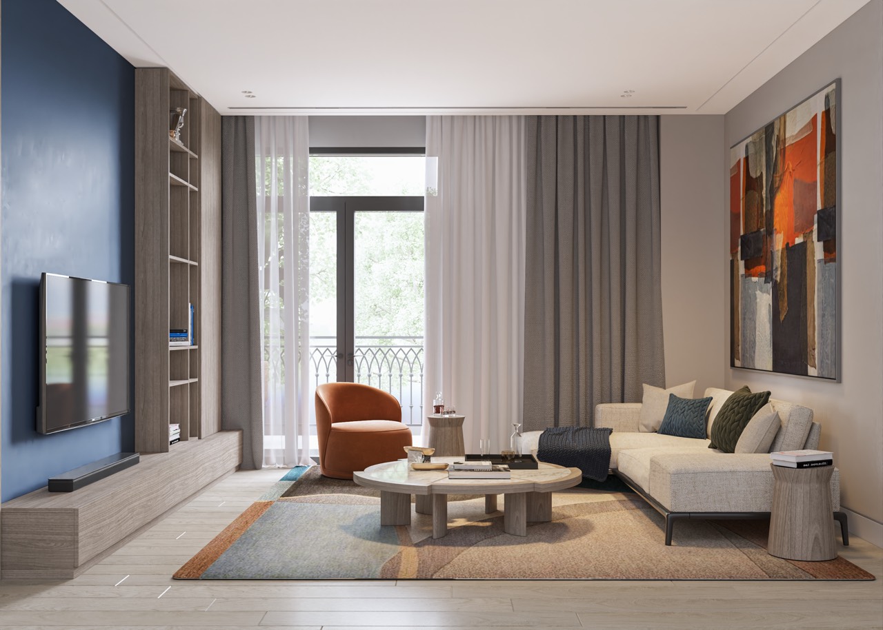 Biệt thự góc 2 mặt tiền Verosa Park Khang Điền, 416m2, 4 tầng, Sân vườn riêng image