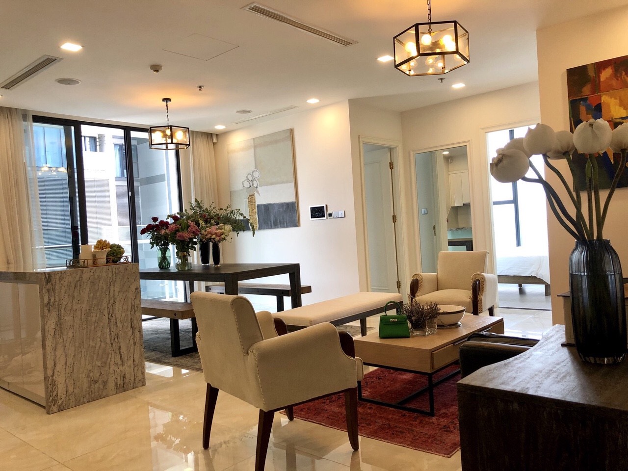 VINHOMES GOLDEN RIVER, 3 PHÒNG NGỦ, ĐẦY ĐỦ NỘI THẤT, VIEW SÔNG VÀ QUẬN 1 image