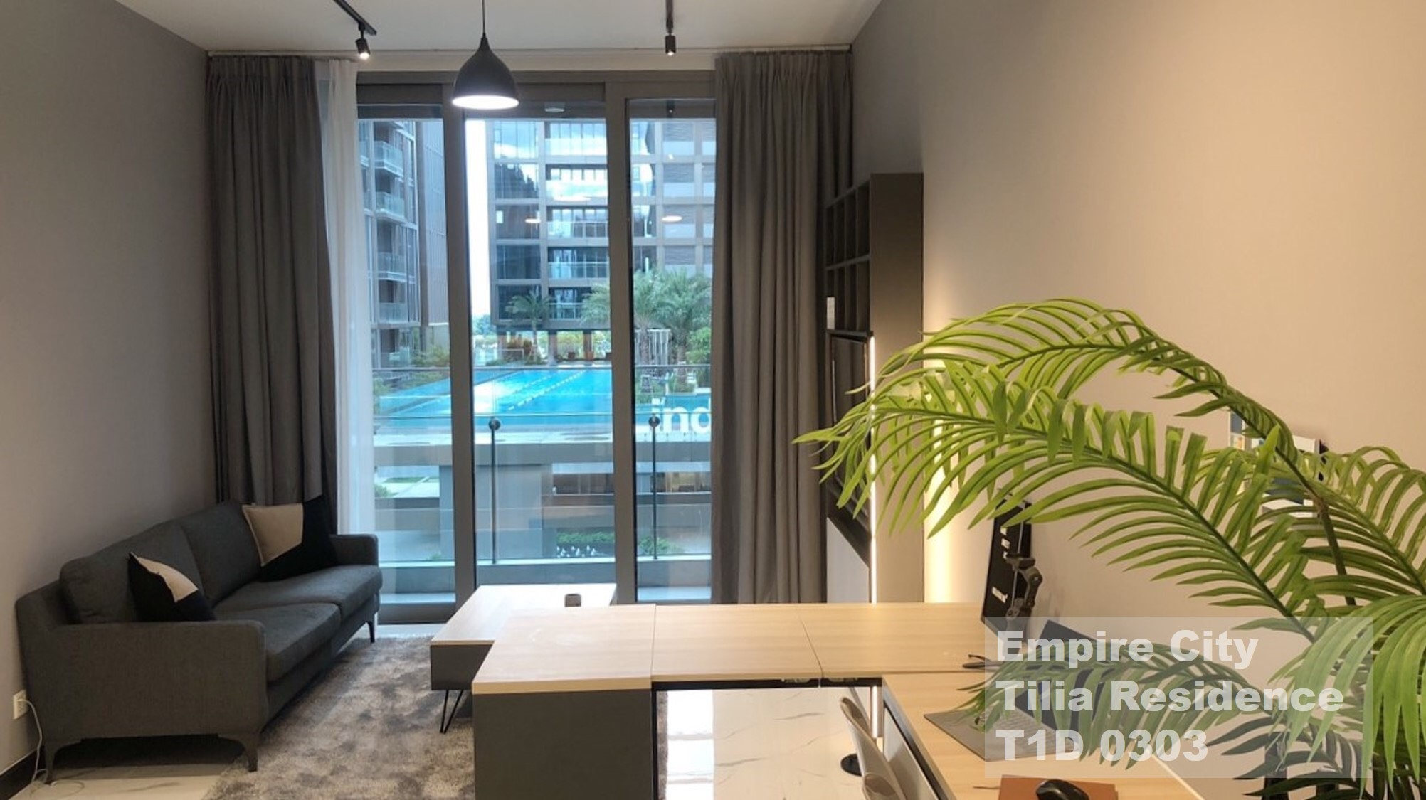 EMPIRE CITY - THU THIEM AREA, 1 BEDROOM, FULLY FURNISHED, ONLY $850/MONTH image
