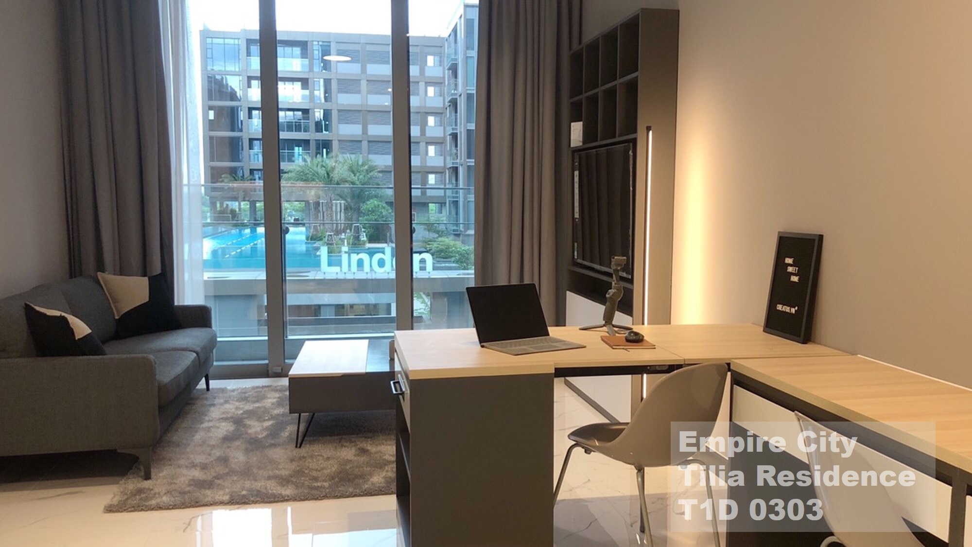 EMPIRE CITY - THU THIEM AREA, 1 BEDROOM, FULLY FURNISHED, ONLY $850/MONTH image