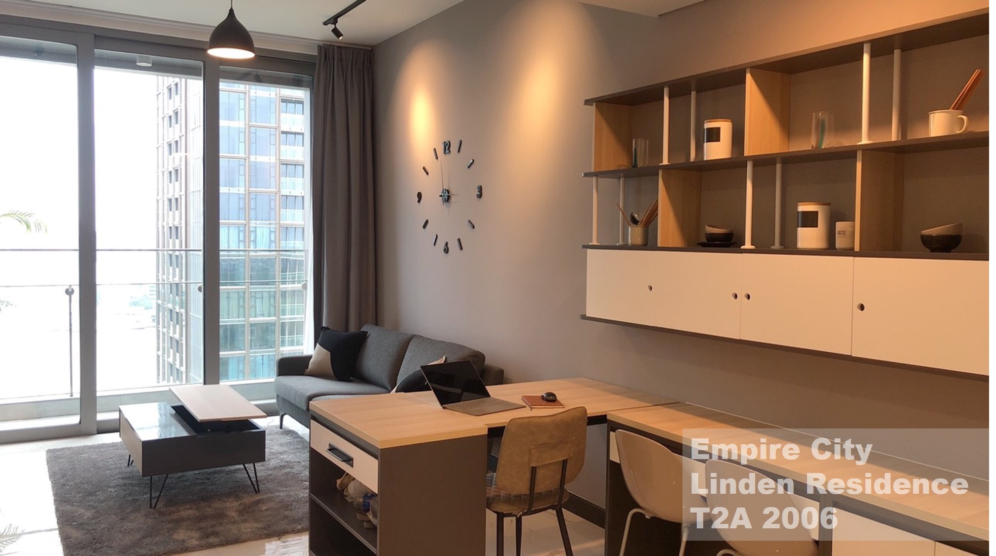 EMPIRE CITY - THU THIEM AREA, 1 BEDROOM, FULLY FURNISHED, RIVER VIEW image