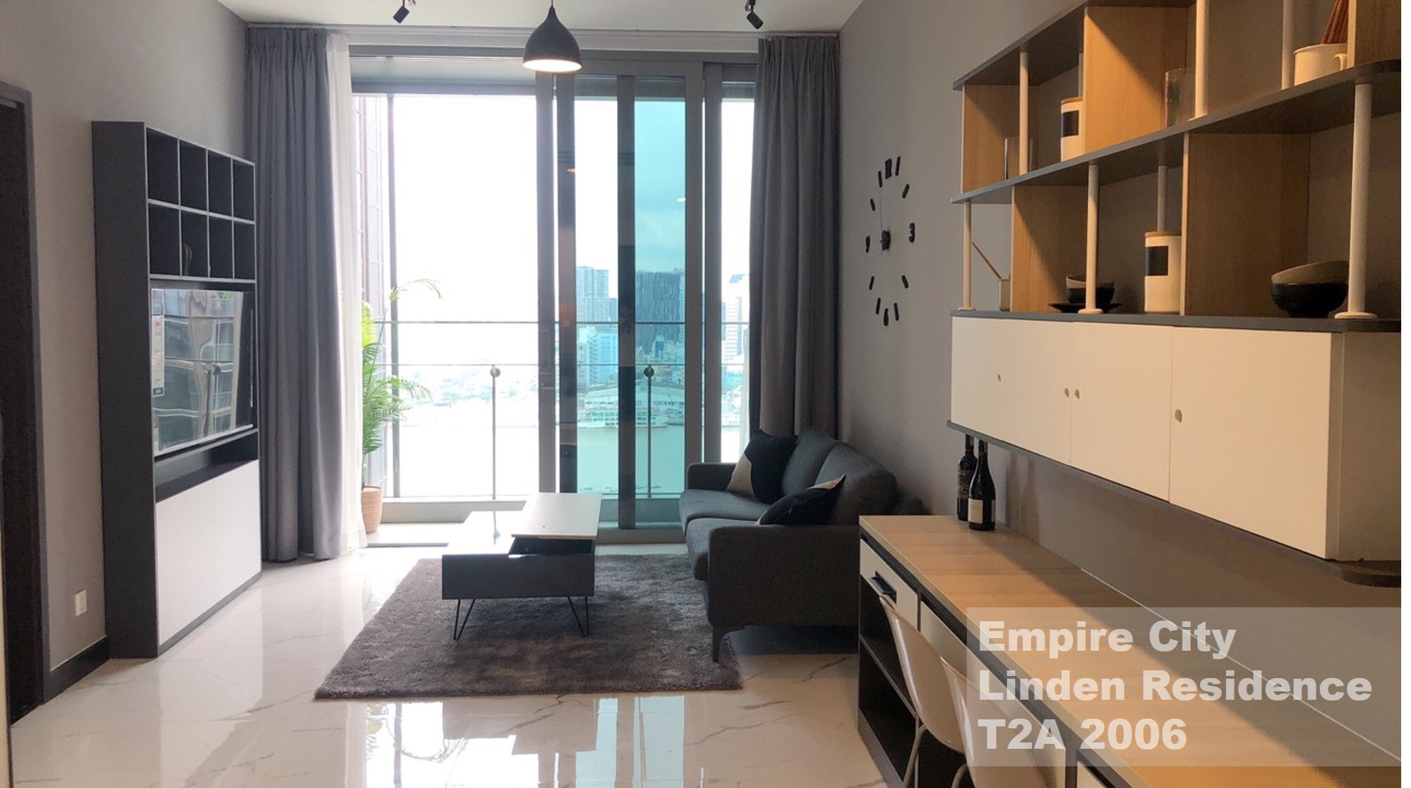 EMPIRE CITY - THU THIEM AREA, 1 BEDROOM, FULLY FURNISHED, RIVER VIEW image
