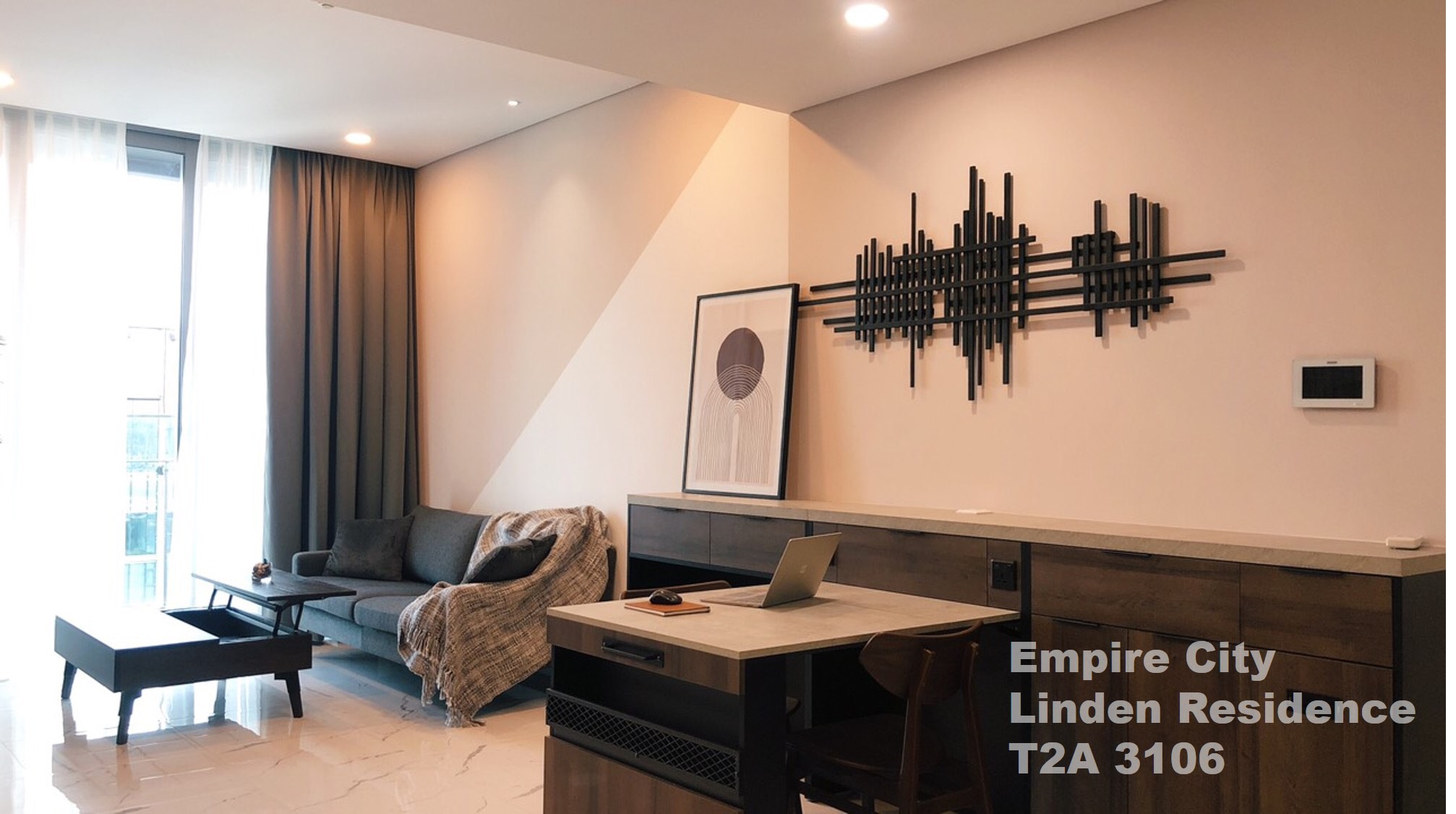 EMPIRE CITY THU THIEM, 1 BEDROOM, HIGH FLOOR, FULLY FURNISHED, RIVER VIEW image