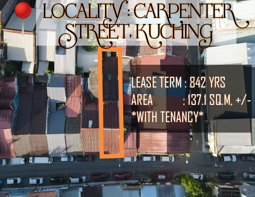 2 Storey Shop (intermediate) @ Carpenter Street Kuching image