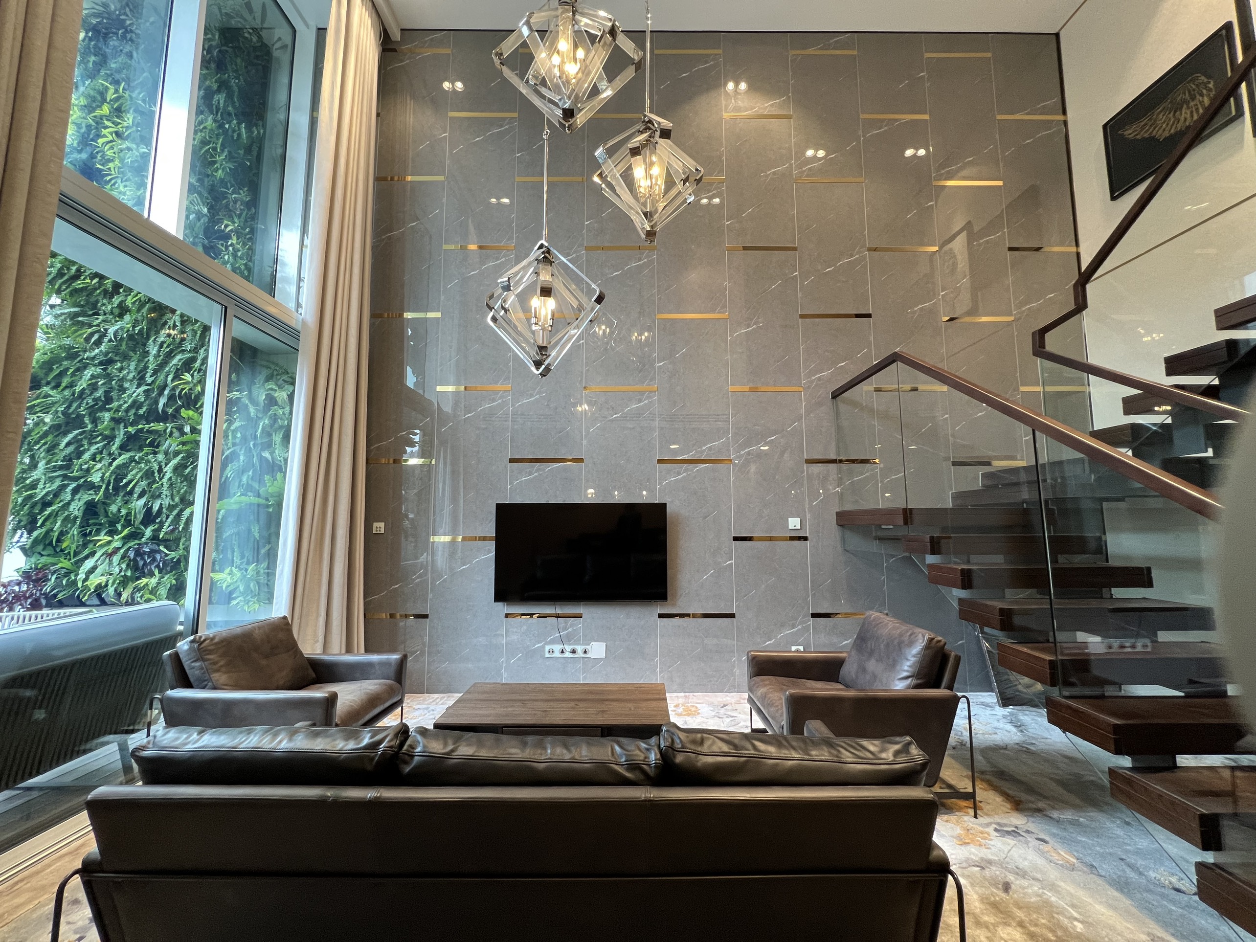 SERENITY SKY VILLAS, 3 BEDROOMS, FULLY LUXURY FURNISHED, NICE VIEW image