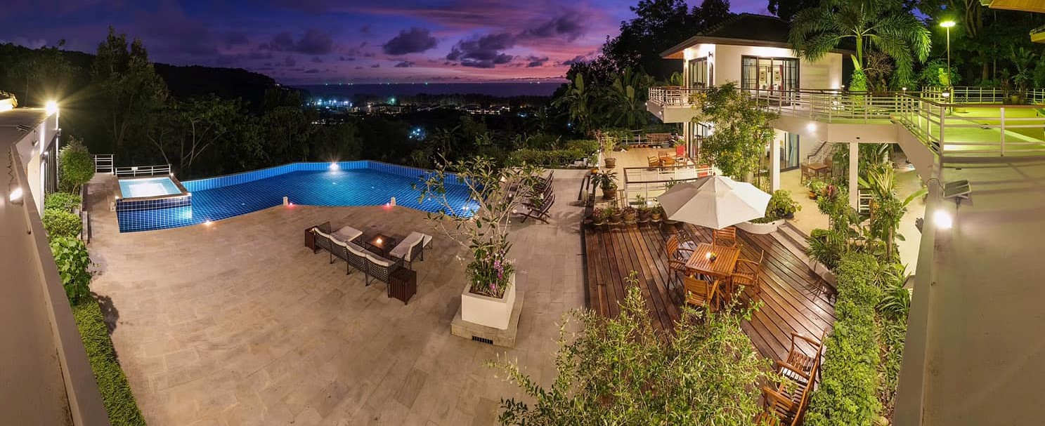 A Panoramic Ocean and lush mountains view 3 Bedrooms Villa (SUC-1055) image