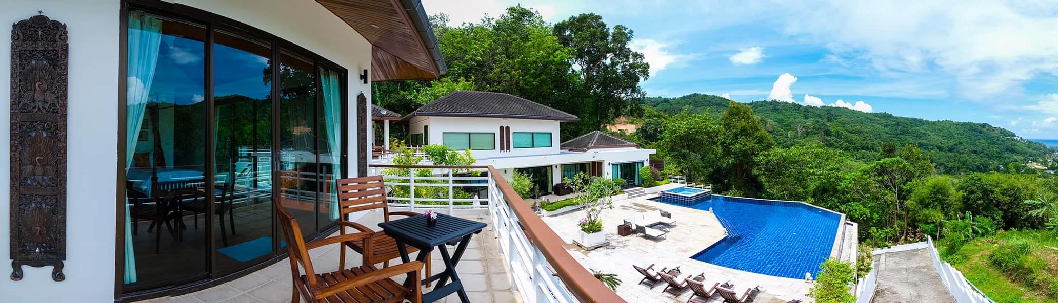 A Panoramic Ocean and lush mountains view 3 Bedrooms Villa (SUC-1055) image