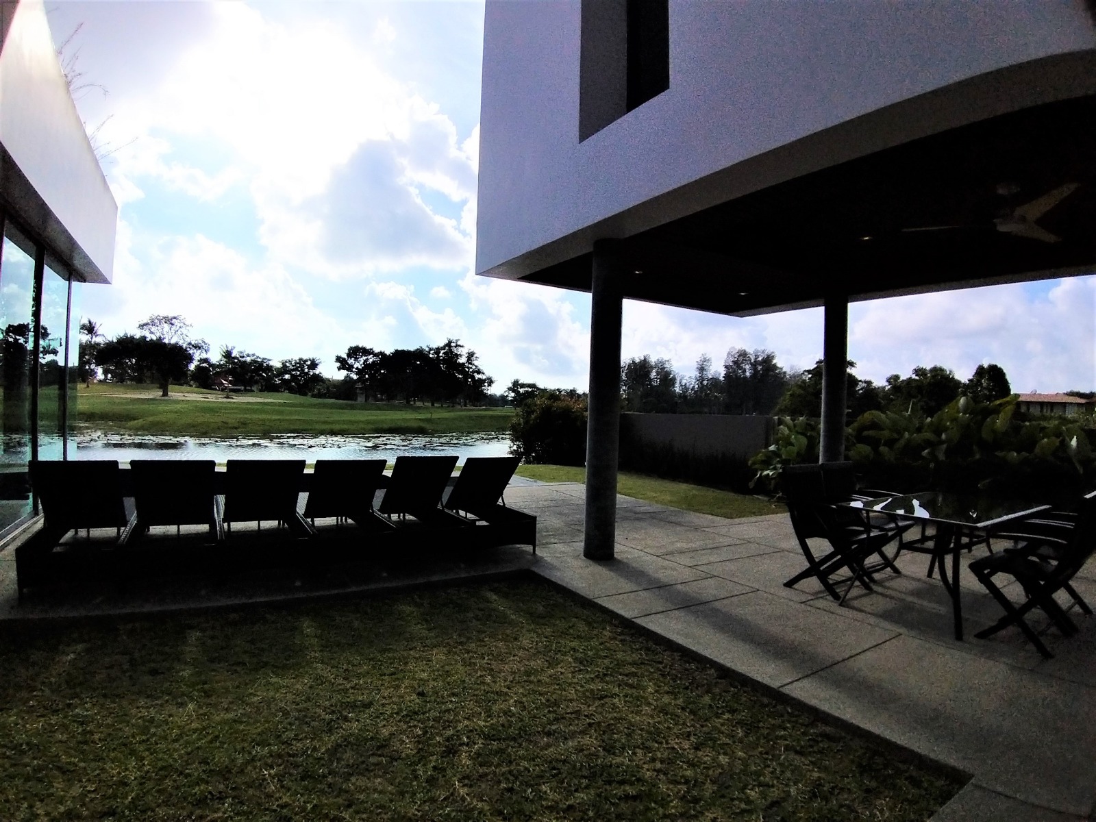 Luxury modern two-storey lake view pool villa in Laguna Homes (SUC-1057) image