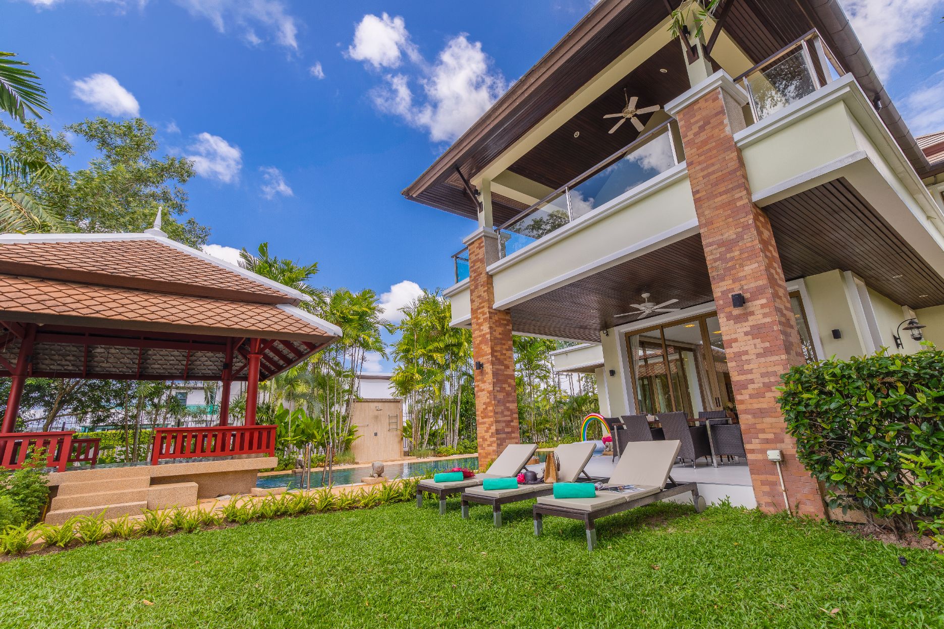 2 Story 5 Bedroom Golf and lake view private pool villa in Laguna Homes (SUC-1058) image