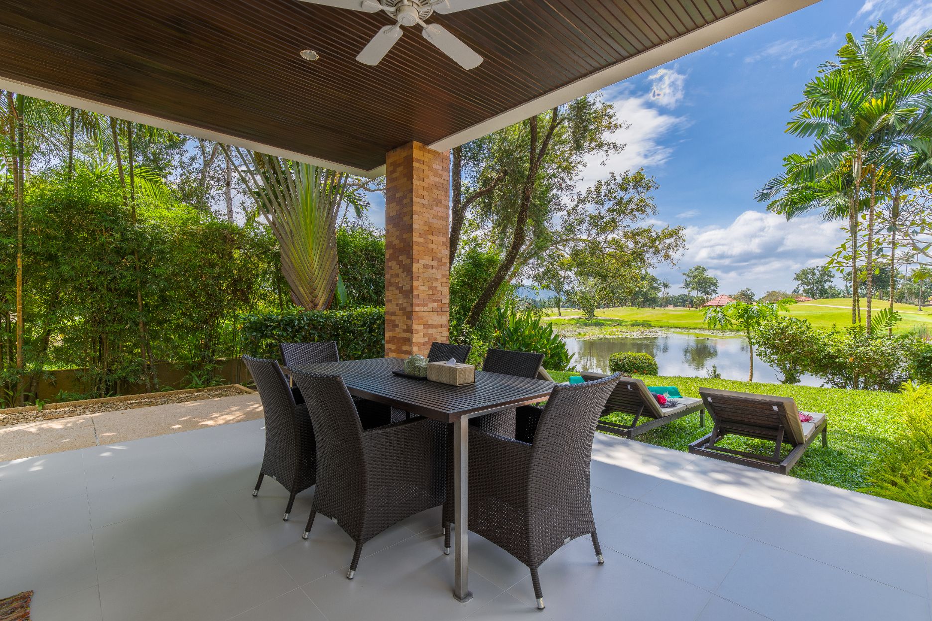 2 Story 5 Bedroom Golf and lake view private pool villa in Laguna Homes (SUC-1058) image