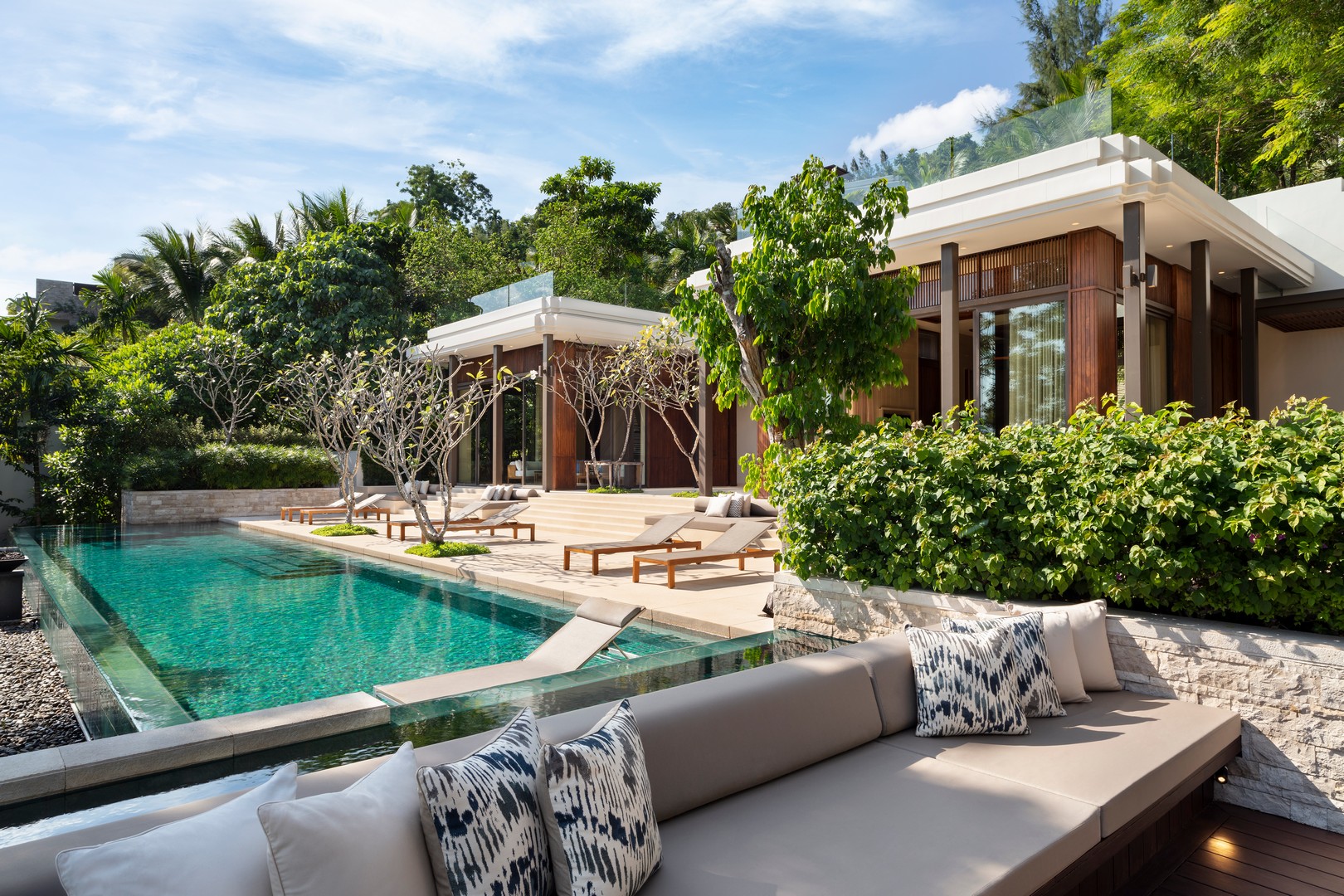 4 Bedroom Luxury Villa with a media/lounge room at Layan Residence  (SUP-1074) image