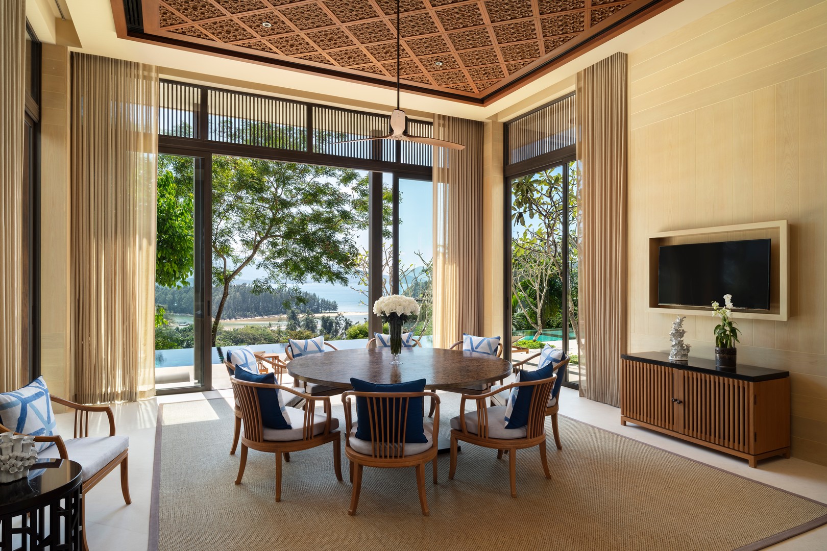 4 Bedroom Luxury Villa with a media/lounge room at Layan Residence  (SUP-1074) image