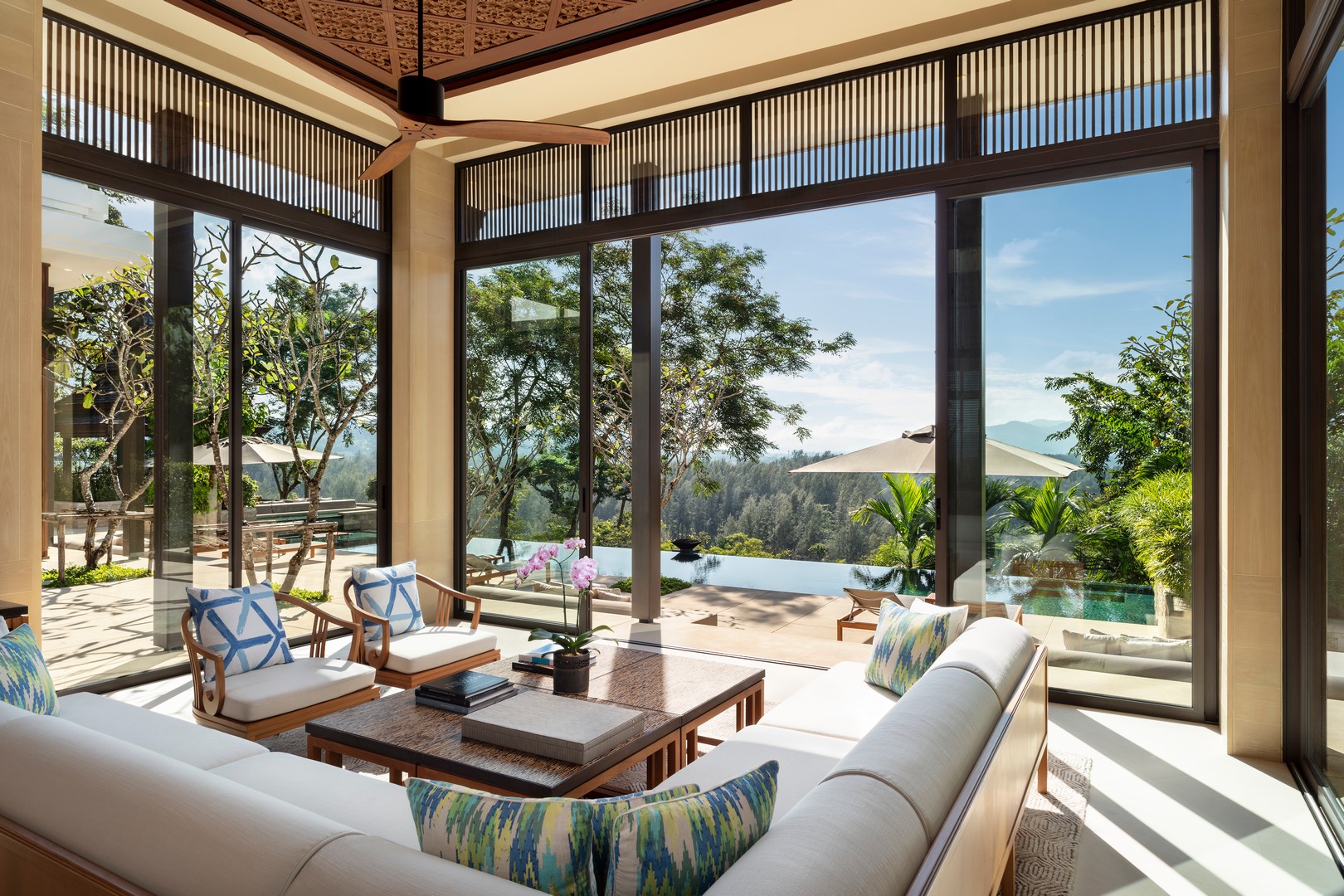 4 Bedroom Luxury Villa with a media/lounge room at Layan Residence  (SUP-1074) image