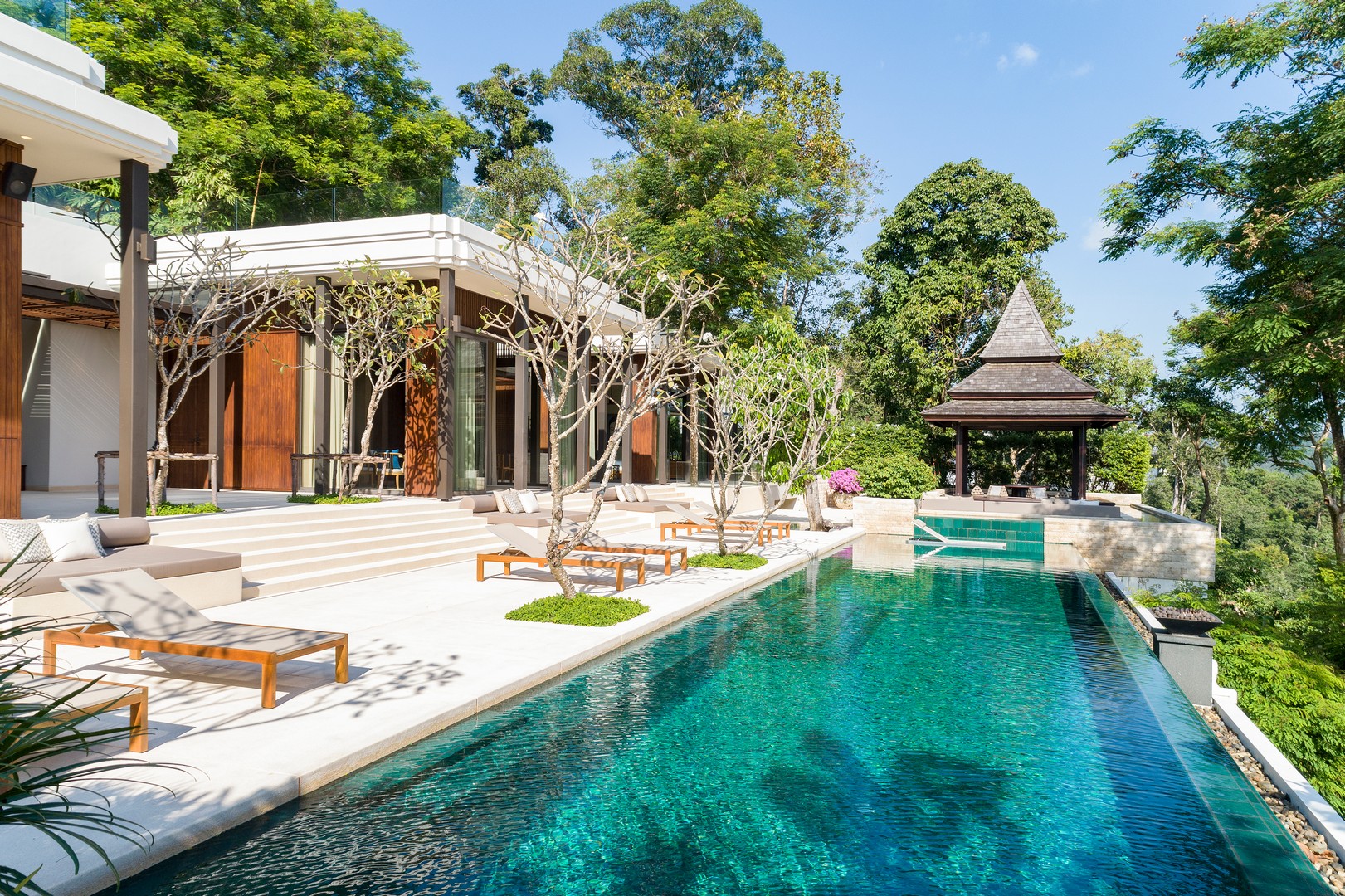 4 Bedroom Luxury Villa with a media/lounge room at Layan Residence  (SUP-1074) image