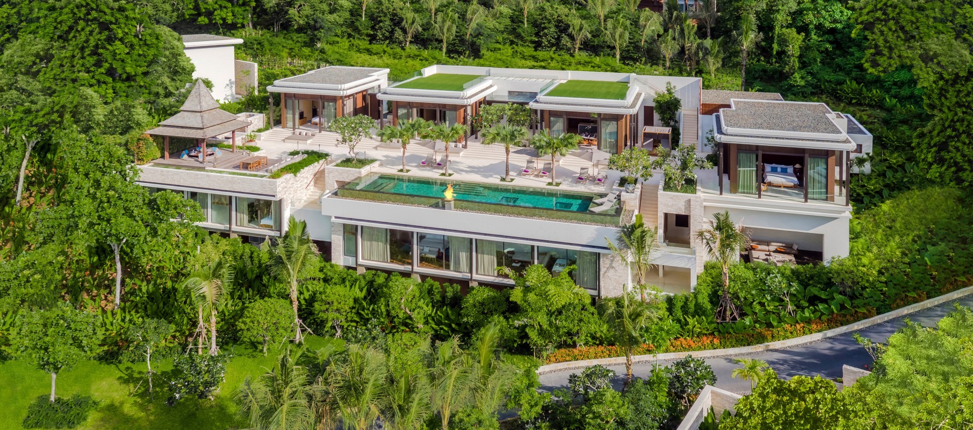 5 Bedroom  Luxury Villa with spa room and 3 expansion spaces in raw concreteat Layan Residence (SUP-1075)   image