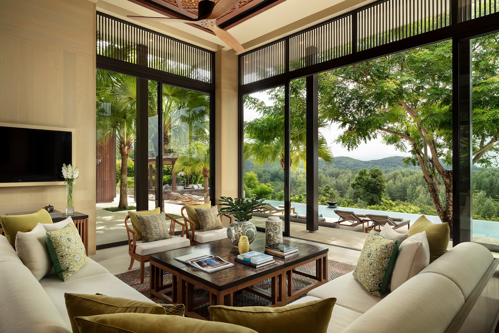 3-bedroom Luxury Villa with a study, lower-level media/lounge room Layan Residence (SUP-1076)  image