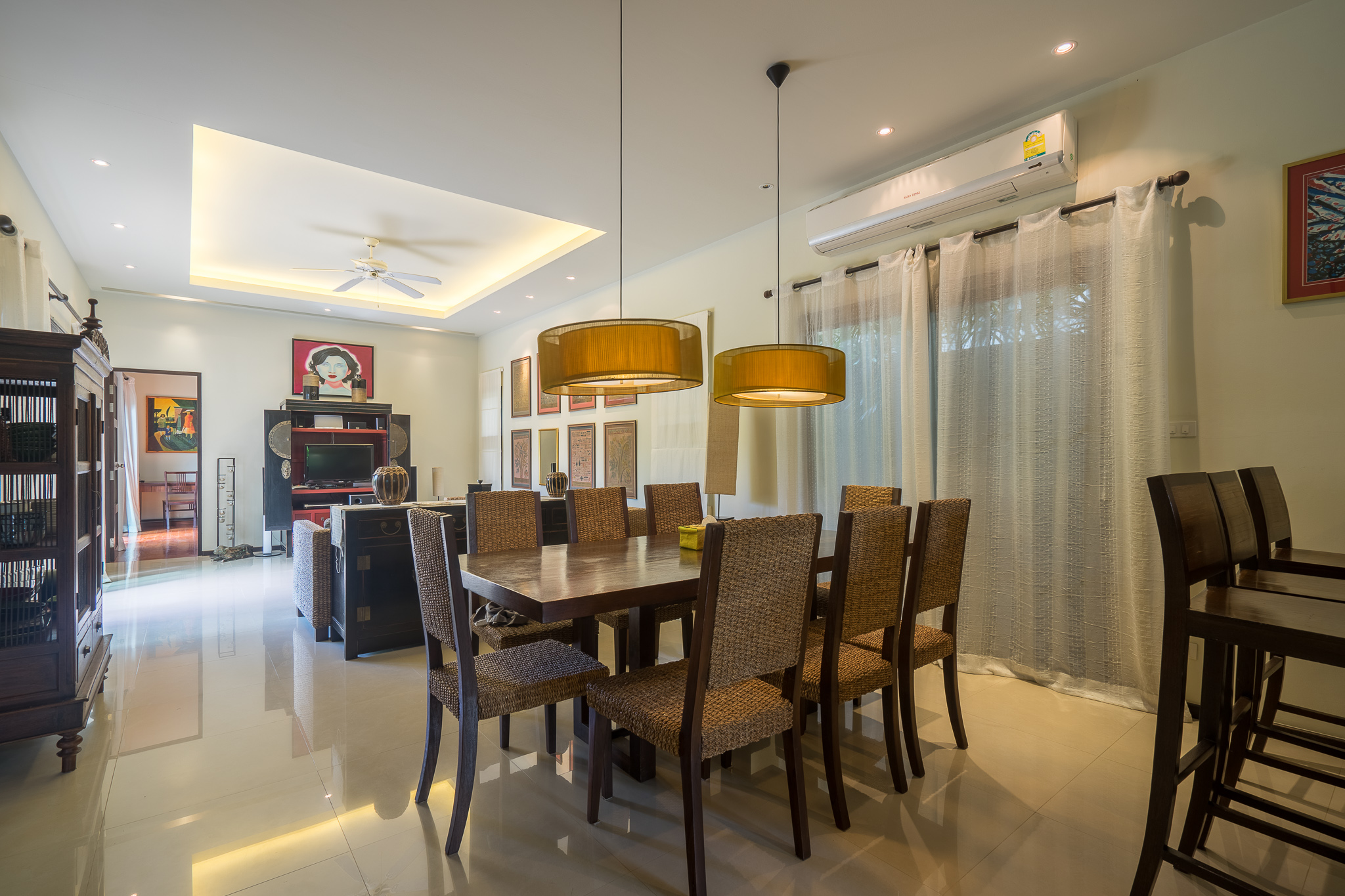 Tropical villa overlooking the hills of Nai Harn (SUC-1102) image