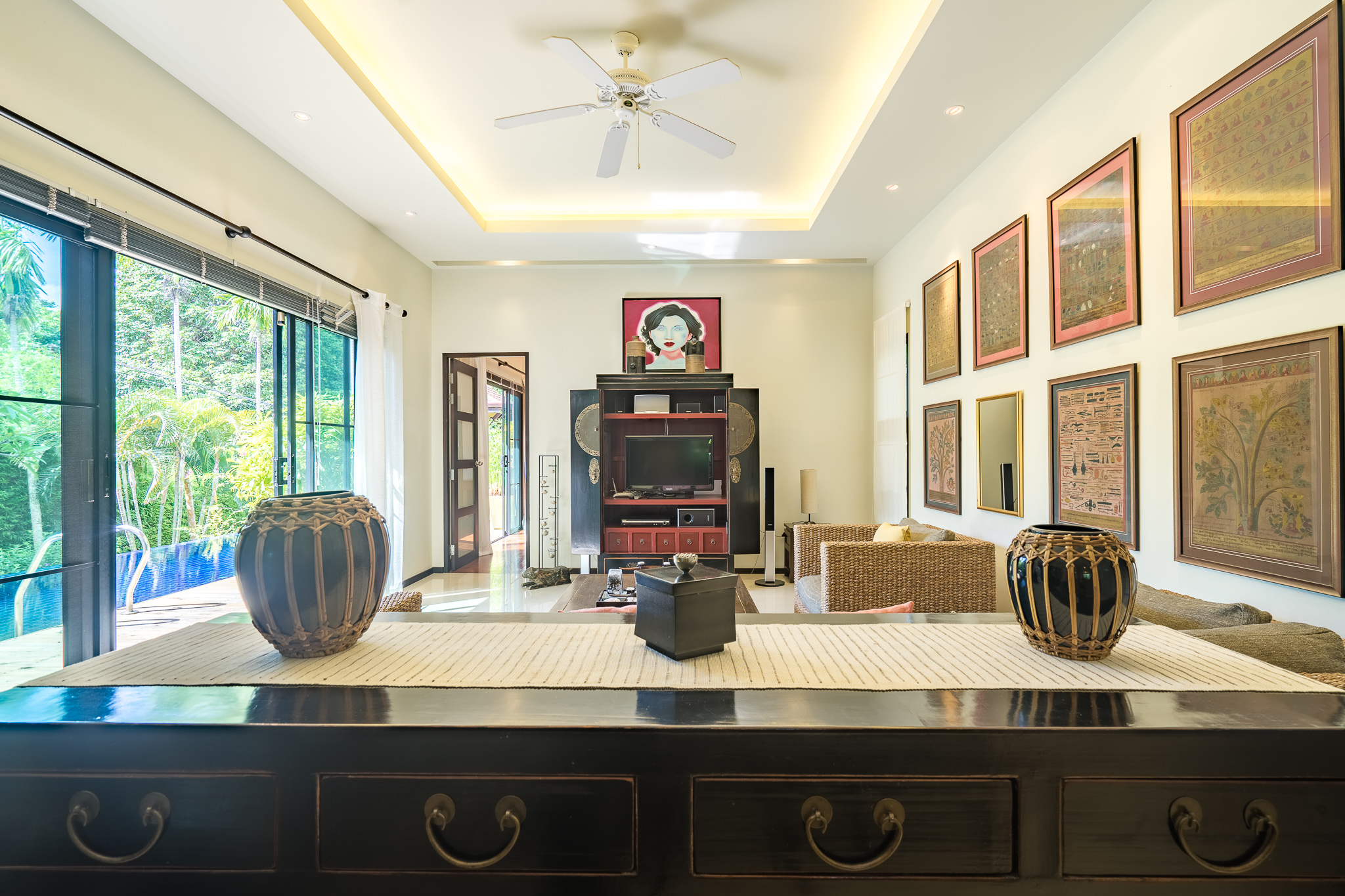 Tropical villa overlooking the hills of Nai Harn (SUC-1102) image