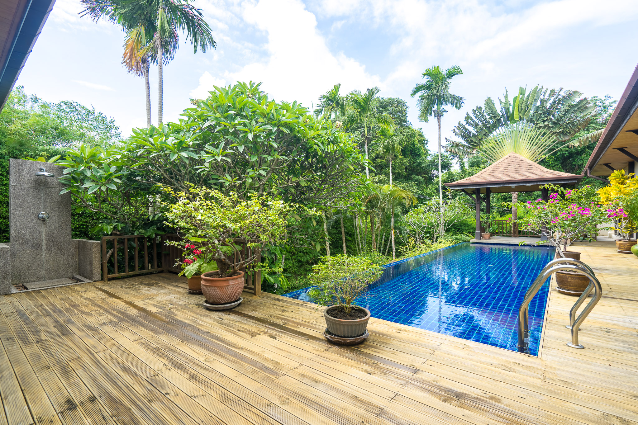 Tropical villa overlooking the hills of Nai Harn (SUC-1102) image