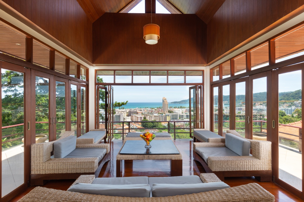 Facing west across the center of patong bay Villa Yoosook (SUC-1118) image