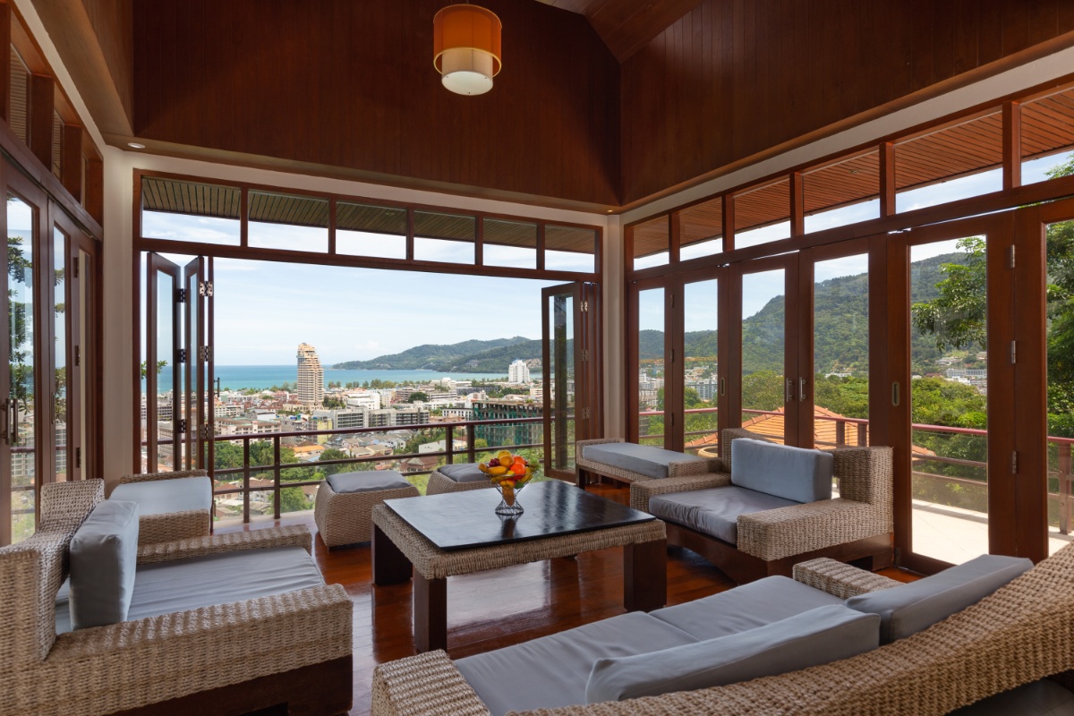 Facing west across the center of patong bay Villa Yoosook (SUC-1118) image