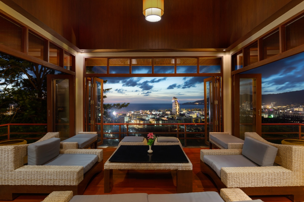 Facing west across the center of patong bay Villa Yoosook (SUC-1118) image