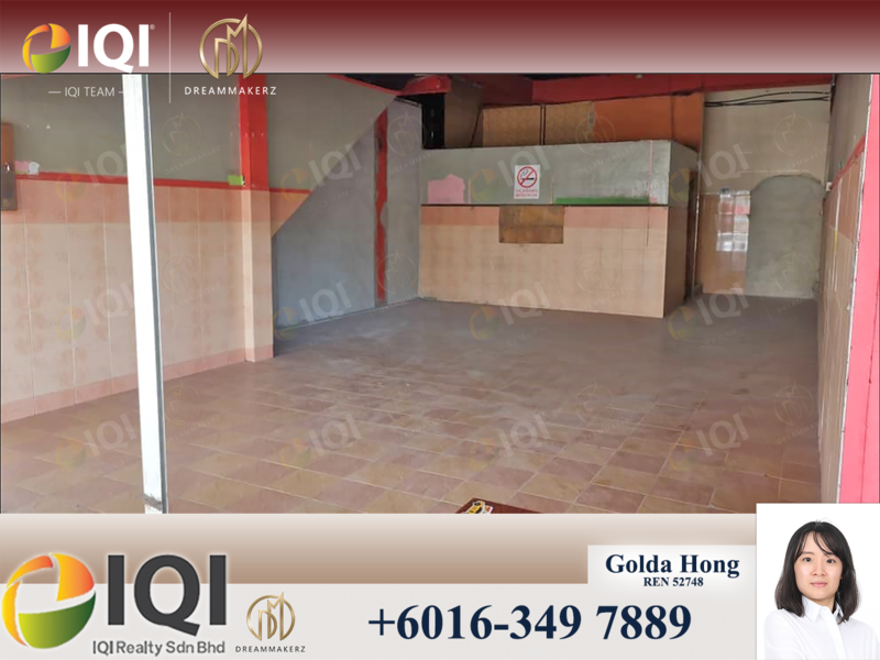 【FOR RENT】Haji Taha Intermediate Shoplot Ground Floor