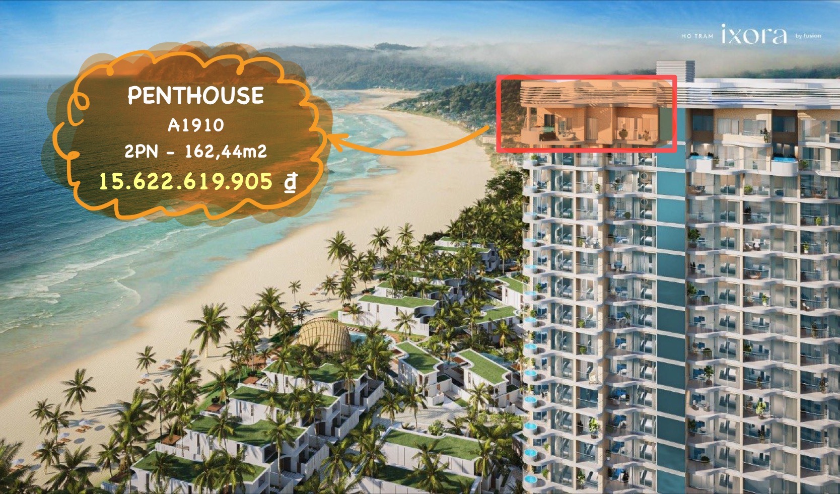 IXORA HO TRAM BY FUSION - PENTHOUSE - PRIVATE SWIMMING POOL - SEA VIEW image