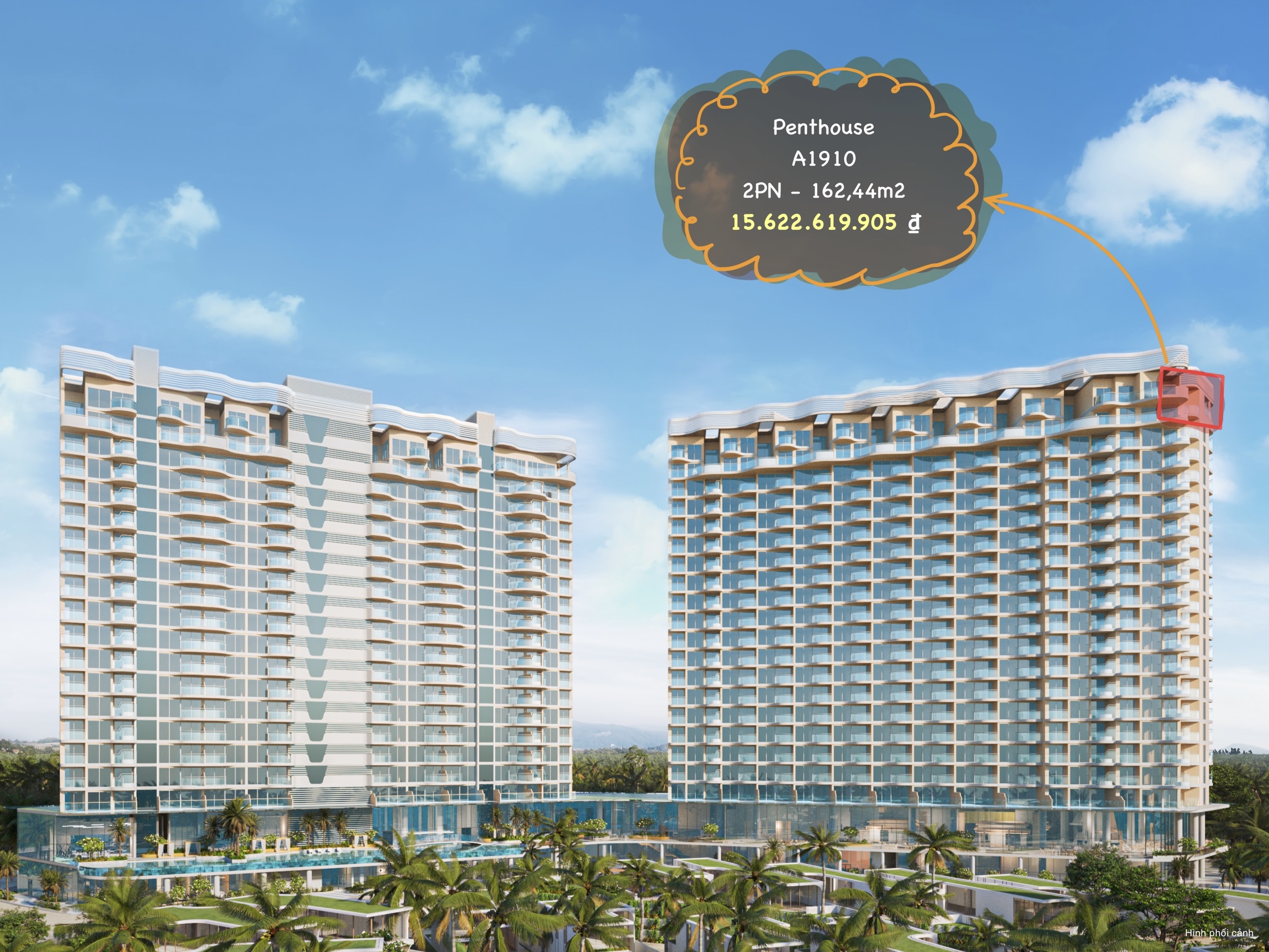 IXORA HO TRAM BY FUSION - PENTHOUSE - PRIVATE SWIMMING POOL - SEA VIEW image