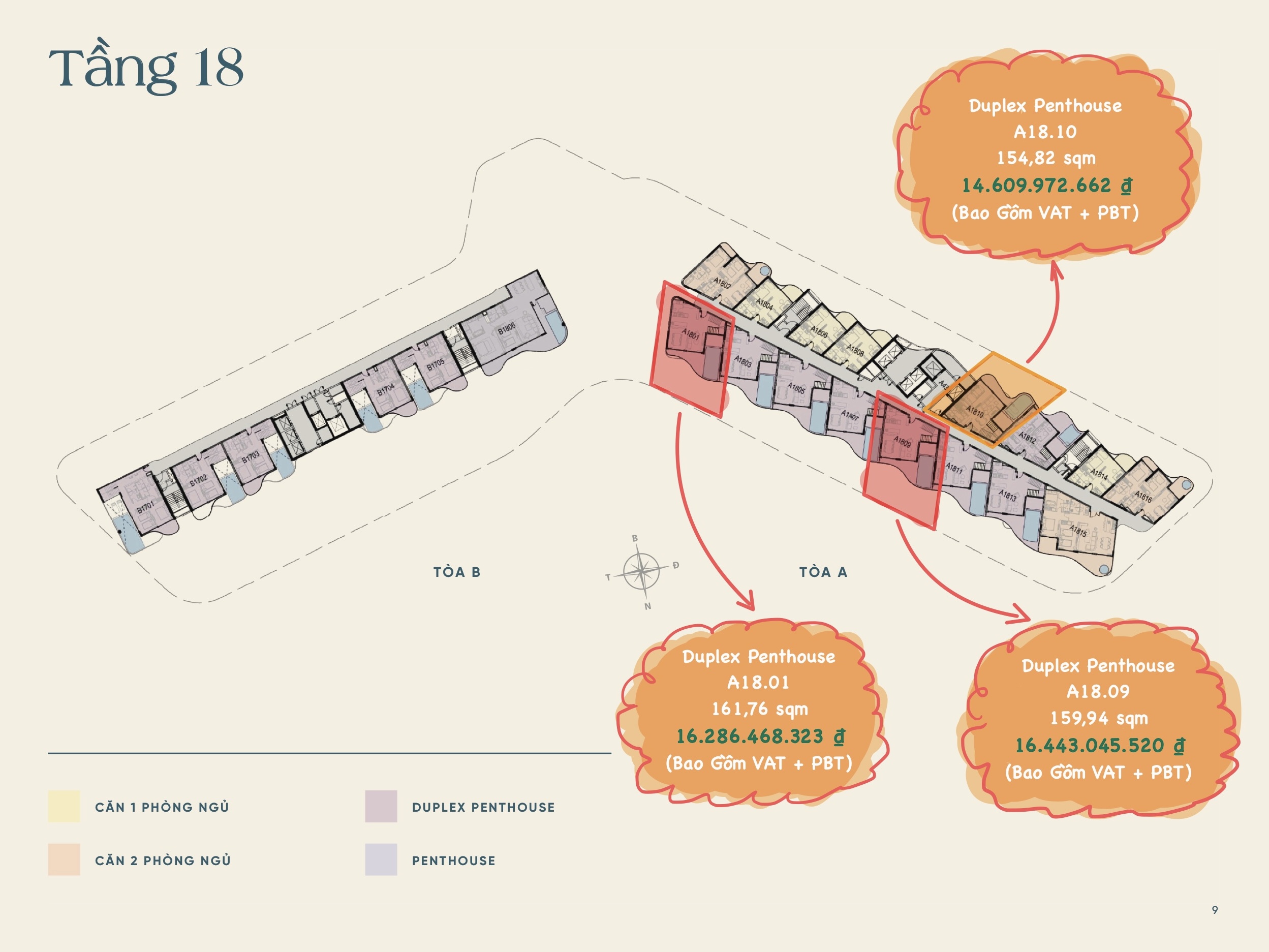 DUPLEX PENTHOUSE - IXORA HỒ TRÀM BY FUSION, 160SQM, SEA VIEW, PRIVATE POOL, LIMITED EDITION image