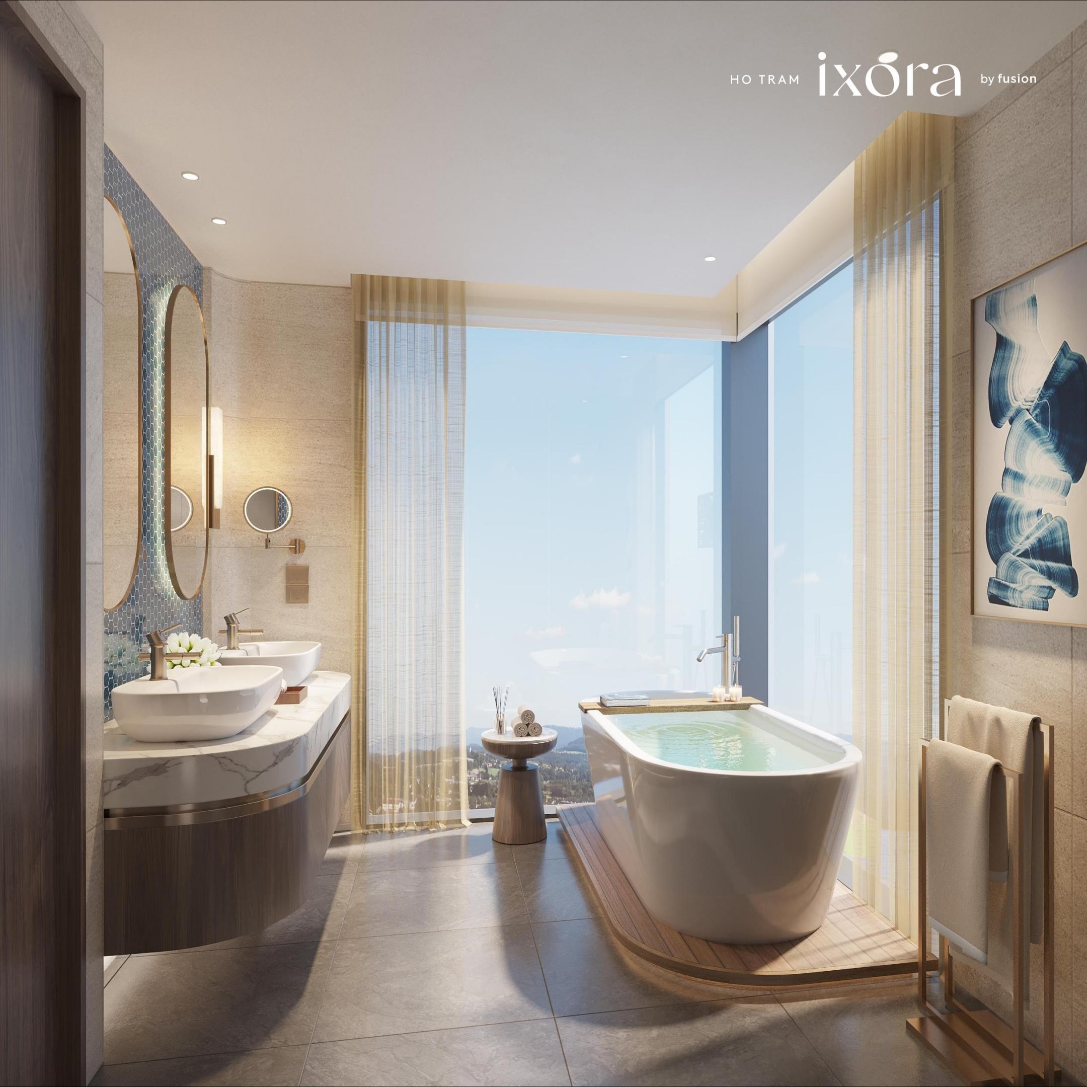 TERRACE 2 BEDROOMS, IXORA HO TRAM BY FUSION, 110M2, PRIVATE SWIMMING POOL image