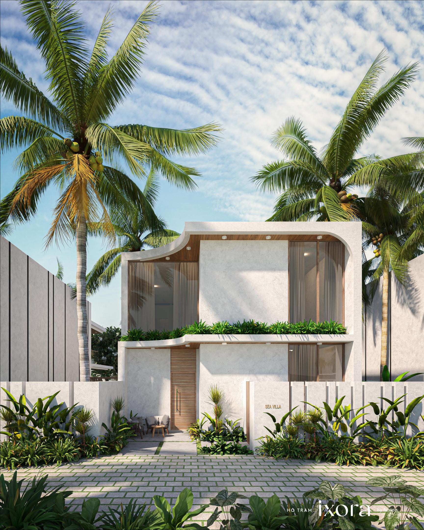 SEA HILL VILLA, IXORA HO TRAM BY FUSION, 3 BEDROOM, SEA VIEW, FULLY HIGH-END FURNISHED image