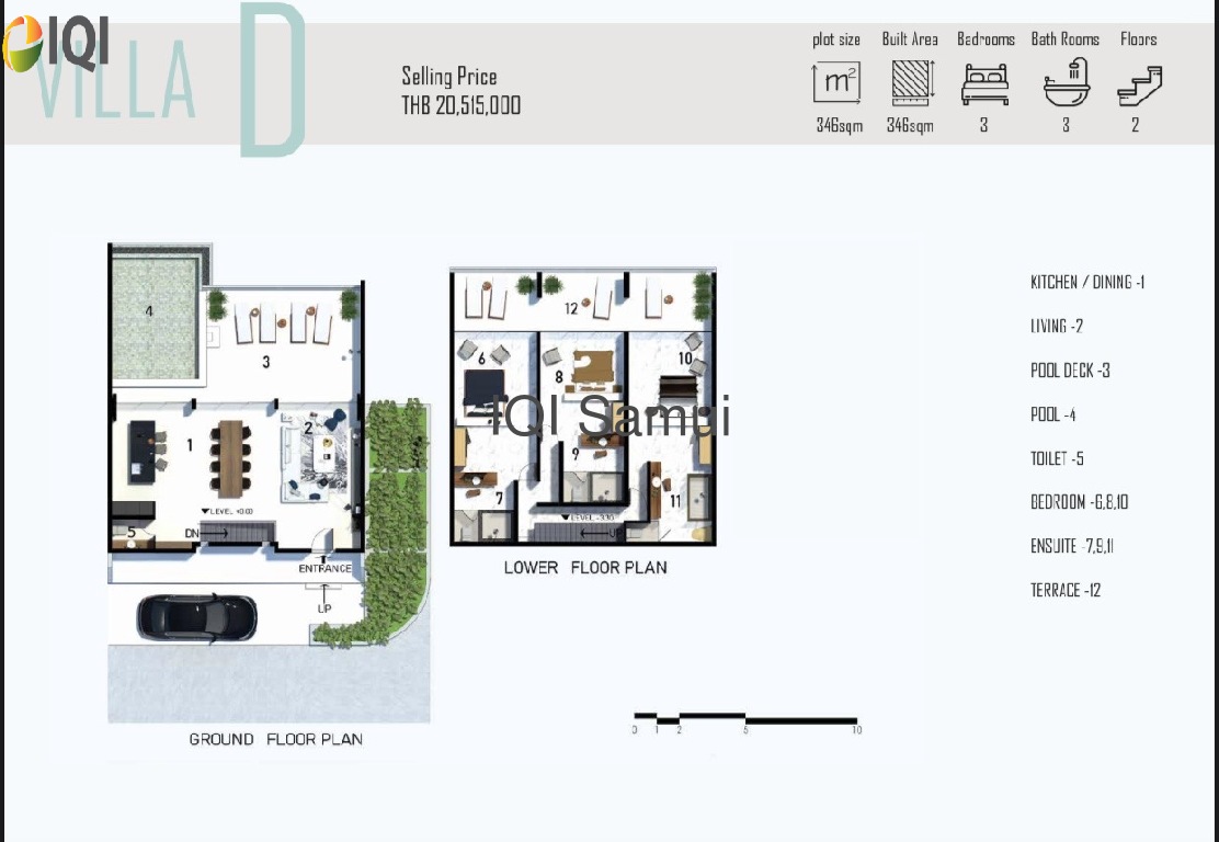 Luxury 3 Bedroom Seaview Pool Villa @ Chaweng for SALE & RENT!! image