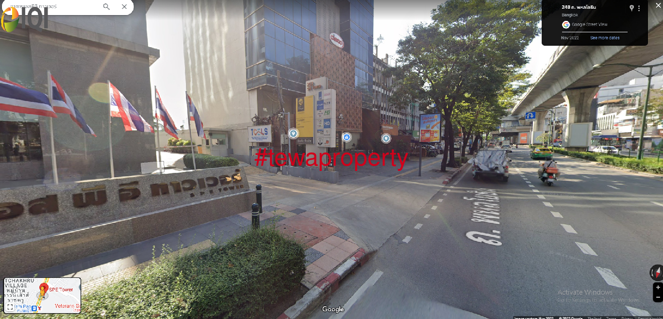 Office Space for Rent at SPE Tower, 7th Floor, near BTS sanampao Total Area: 910 square meters (Can be subdivided - 450 square meters each). image