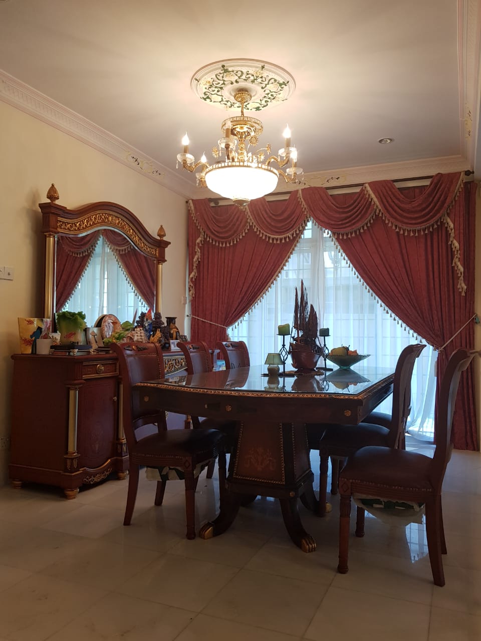 BIG LAND FULLY FURNISHED 2.5 Storey Semi D House at Taman Dahlia Melaka for Rent image