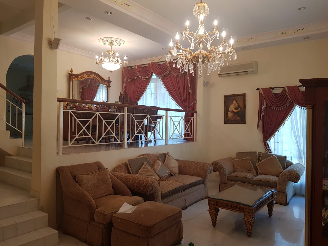 BIG LAND FULLY FURNISHED 2.5 Storey Semi D House at Taman Dahlia Melaka for Rent image