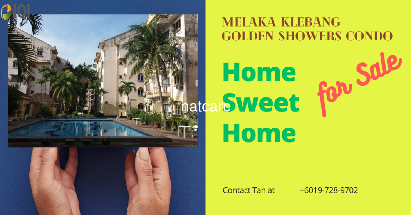 Below Bank Value FREEHOLD Golden Showers Condo at Klebang Melaka for Sale  image