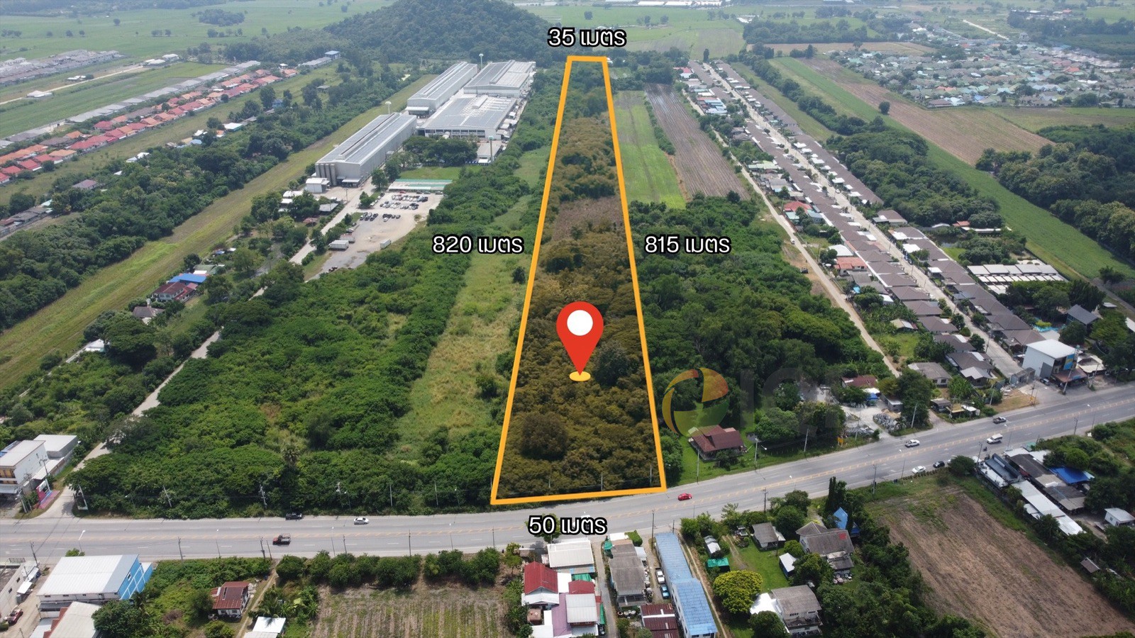 Lopburi Land 21-1-78 rai for sale image